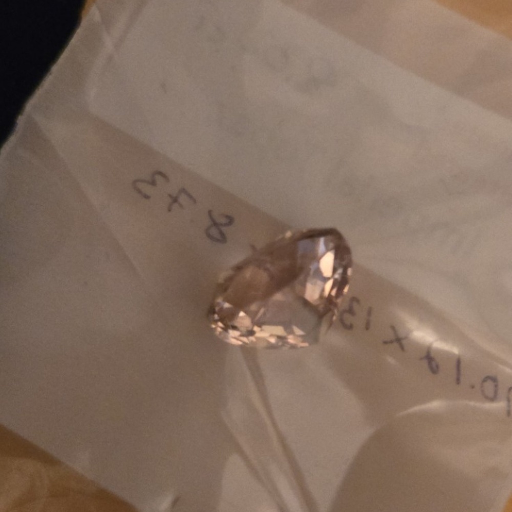 8.02 ct Fancy Cut Certified Untreated Imperial Topaz Gemstone Appraisal $14436